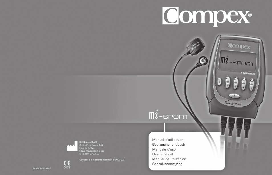 Compex mi-Sport User Manual | 176 pages