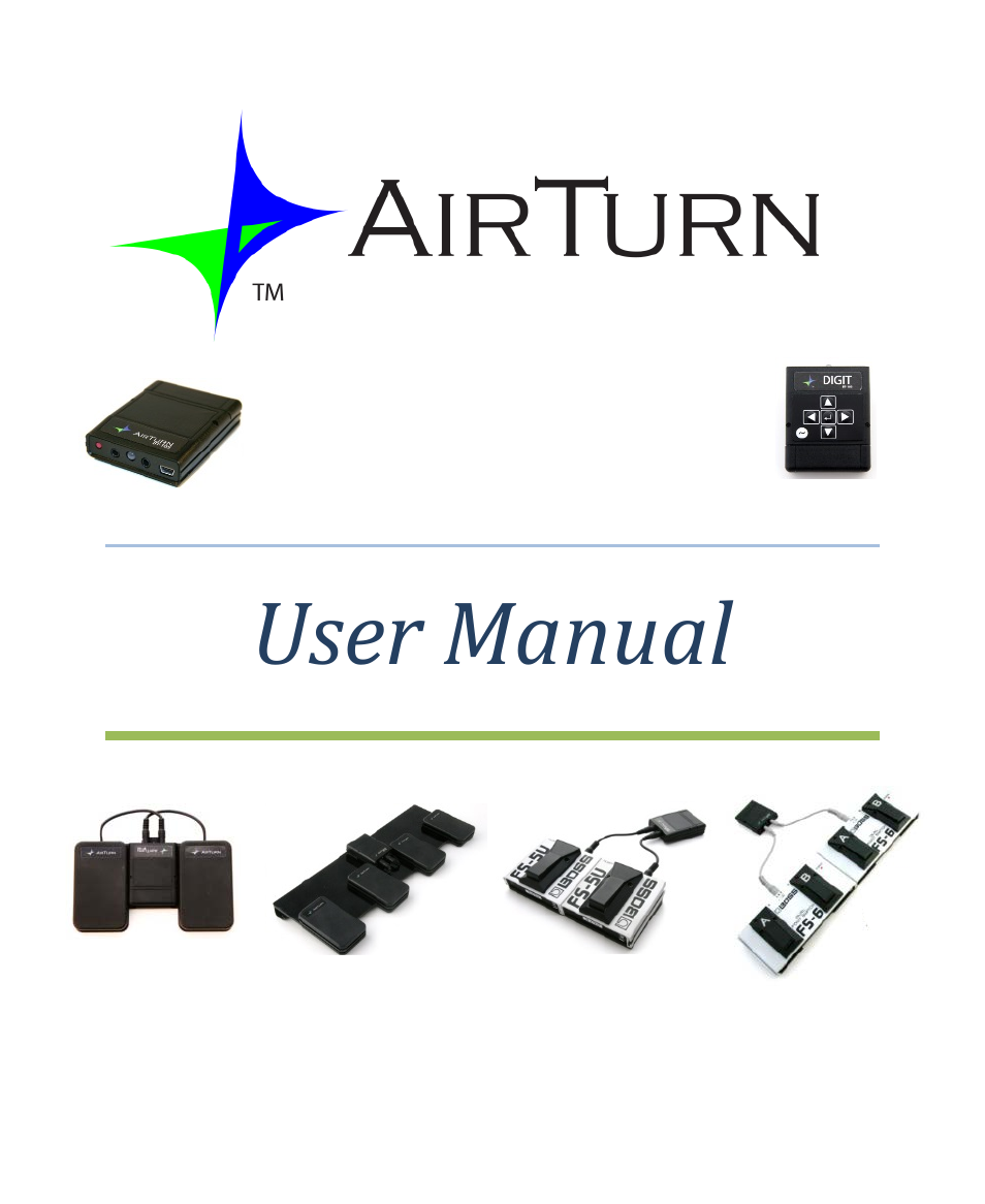 AirTurn DIGIT User Manual | 24 pages | Also for: BT-105