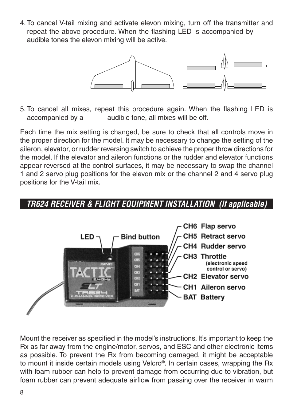 Tactic TTX600 6-Ch SLT User Manual | Page 8 / 24