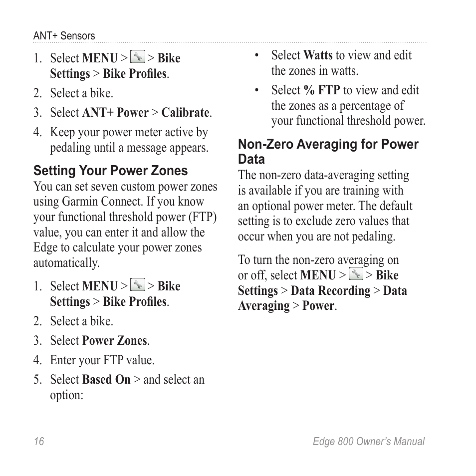 Garmin Edge 800 User Manual | Page 20 / 60