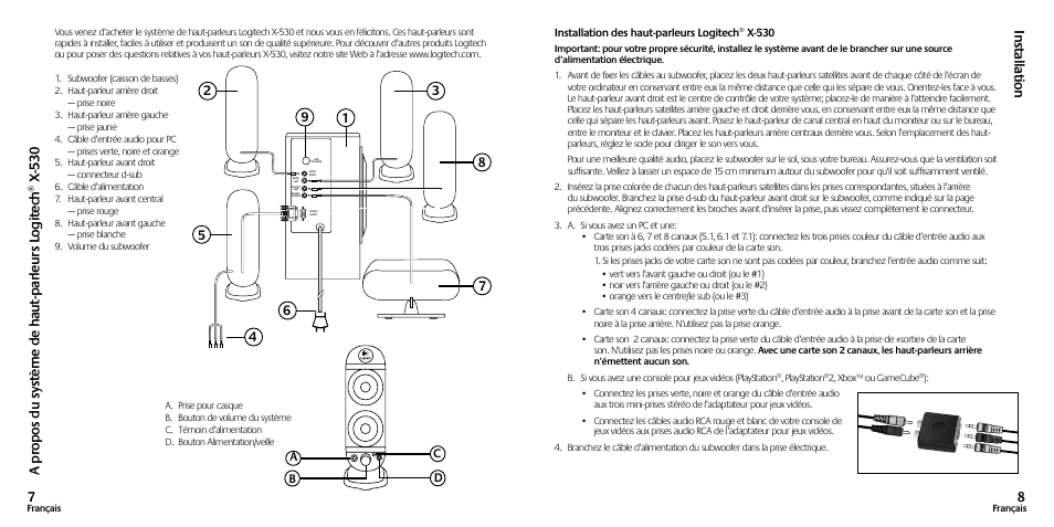 Logitech X-530 User Manual | Page 5 / 10 | Original mode