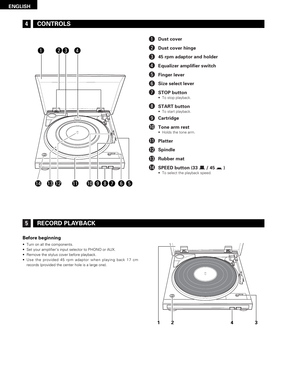 Denon DP-29F User Manual | Page 8 / 11 | Original mode