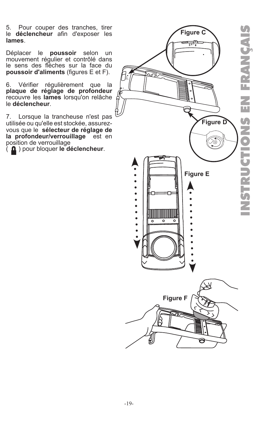 Instructions en français | Weston Safe Slice Mandoline User Manual | Page  19 / 24
