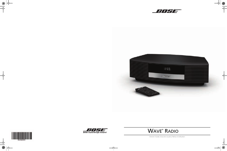Bose Wave Radio III User Manual | 24 pages