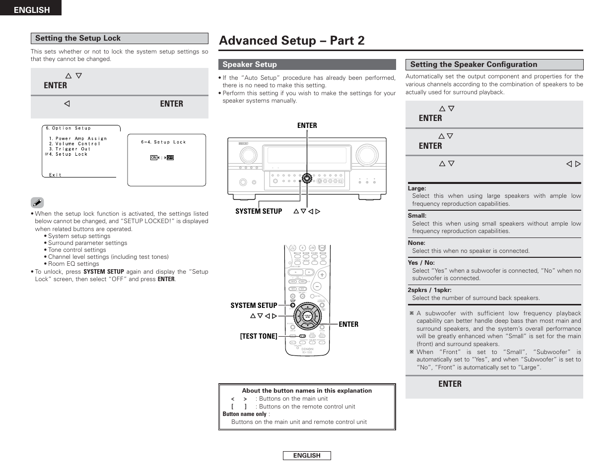 Advanced setup – part 2 | AVR-2807 User Manual | 60 / 88