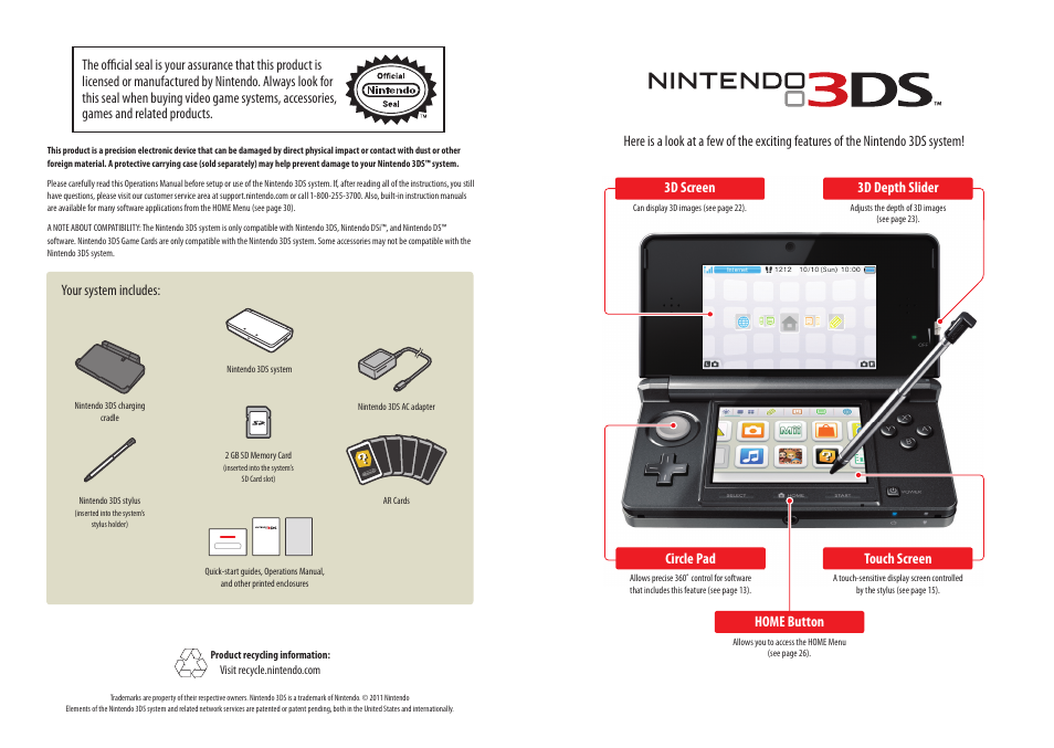 Nintendo 3DS User Manual | Page 2 / 52