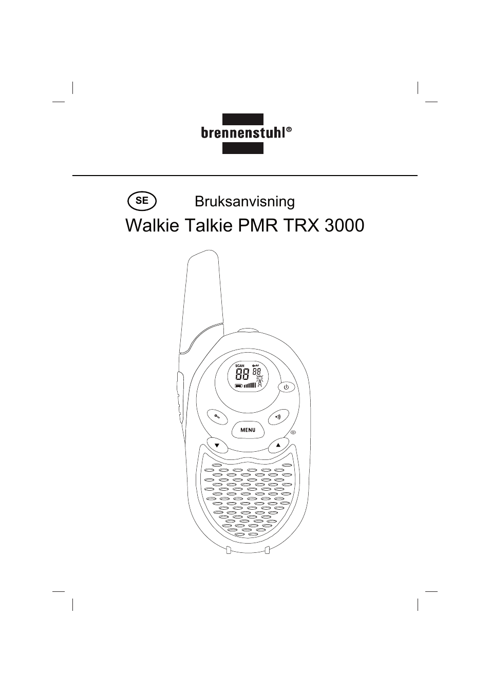 Walkie talkie pmr trx 3000, Bruksanvisning | Brennenstuhl PMR Walkie Talkie  TRX 3000 User Manual | Page 69 / 92 | Original mode