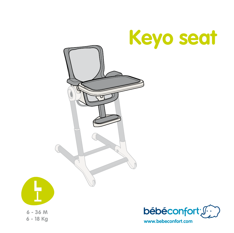 Bebe Confort Keyo seat User Manual | 56 pages