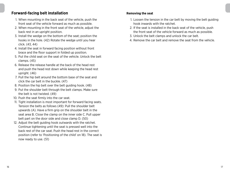 Besafe iZi Combi X4 ISOfix User Manual | Page 5 / 9 | Original mode