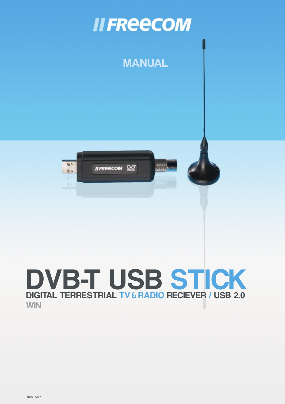 Freecom DVB T USB STICK User Manual | 34 pages