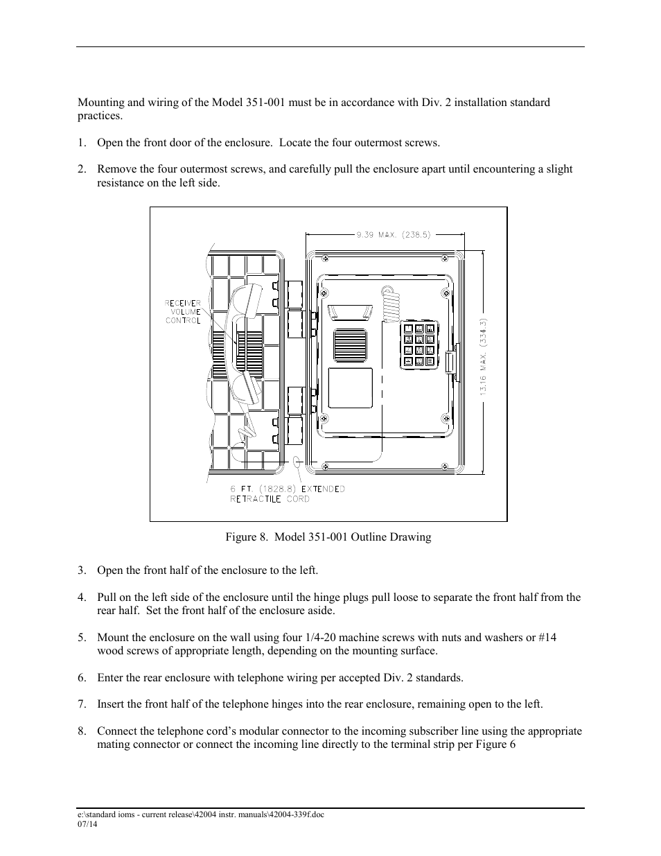 Model 351 001 Gai Tronics 226 002 Div 2 Industrial Telephons User Manual Page 11 16