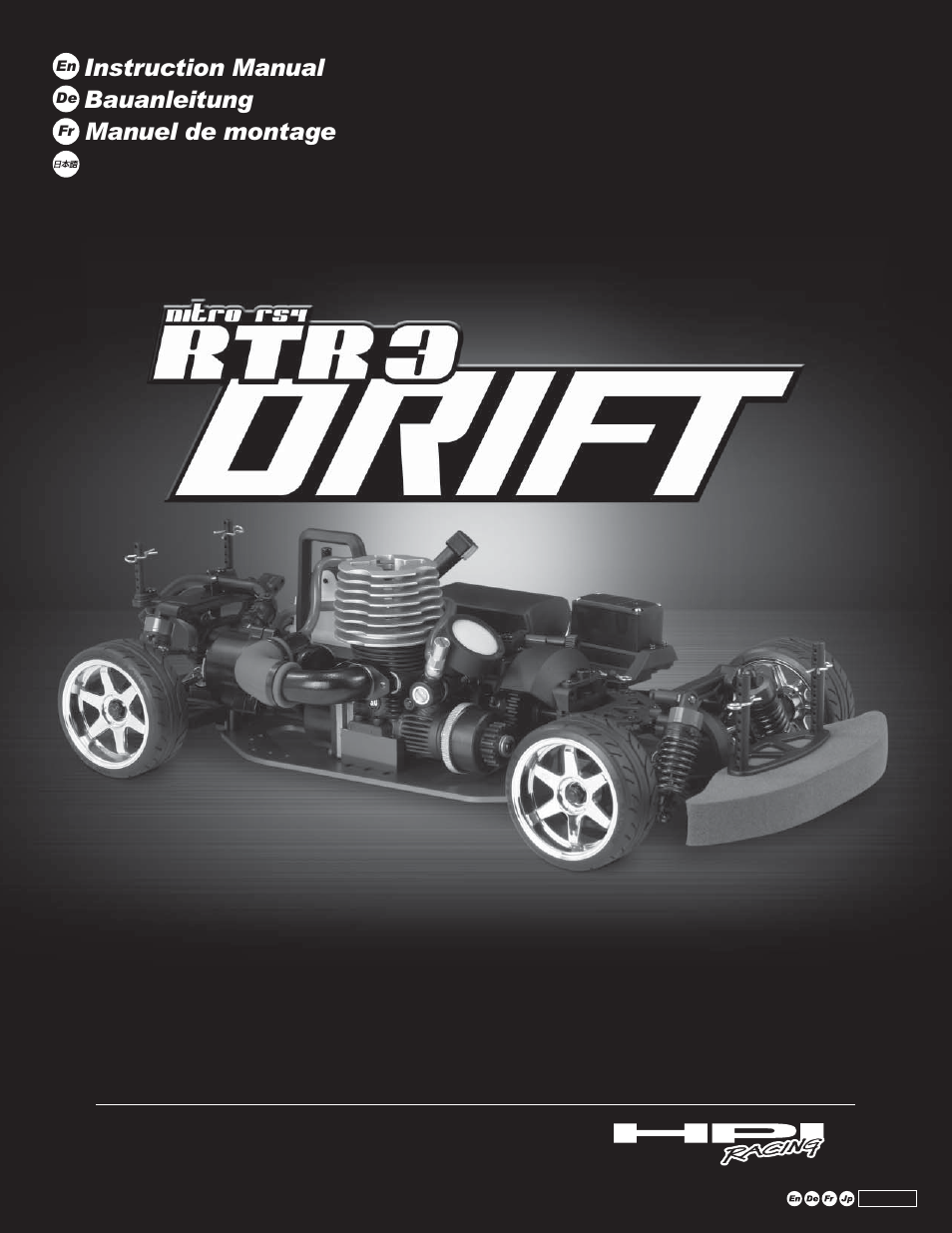 HPI Racing Nitro RS4 3 Drift User Manual | 48 pages