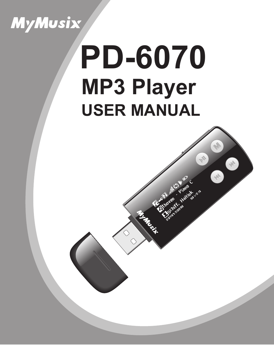 MyMusix PD-6070 User Manual | 33 pages | Also for: PD-6030