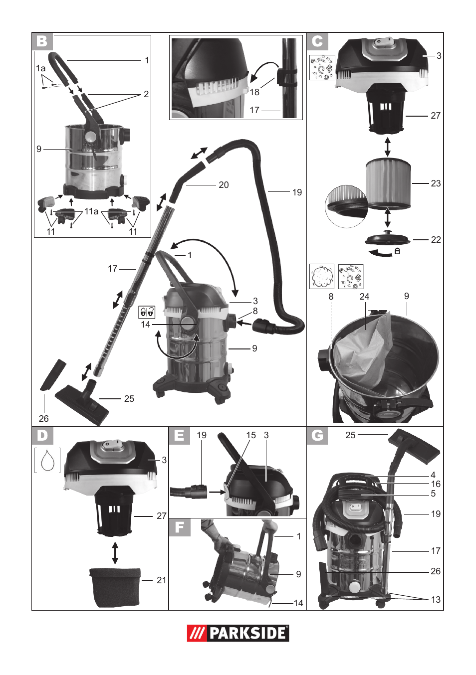 Parkside PNTS 1400 D1 User Manual | Page 86 / 88 | Also for: PNTS 1400 C1
