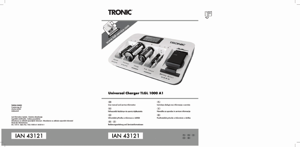 Tronic TLGL 1000 A1 User Manual | 82 pages