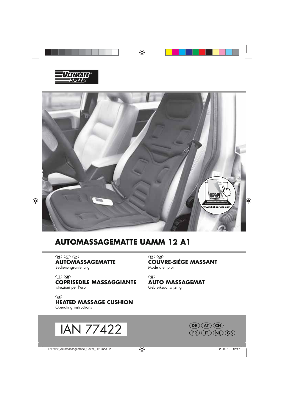 Ultimate Speed UAMM 12 A1 User Manual | 46 pages