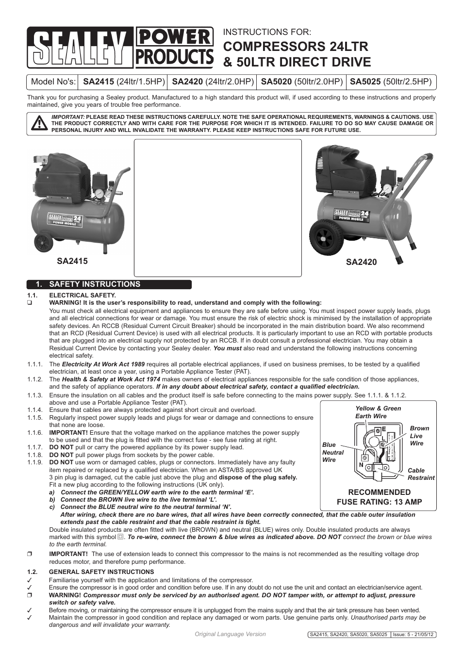 sealey sac0502b