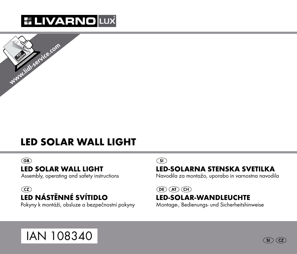 Livarno 108340-14-01/108340-14-02/108340-14-03 User Manual | 42 pages