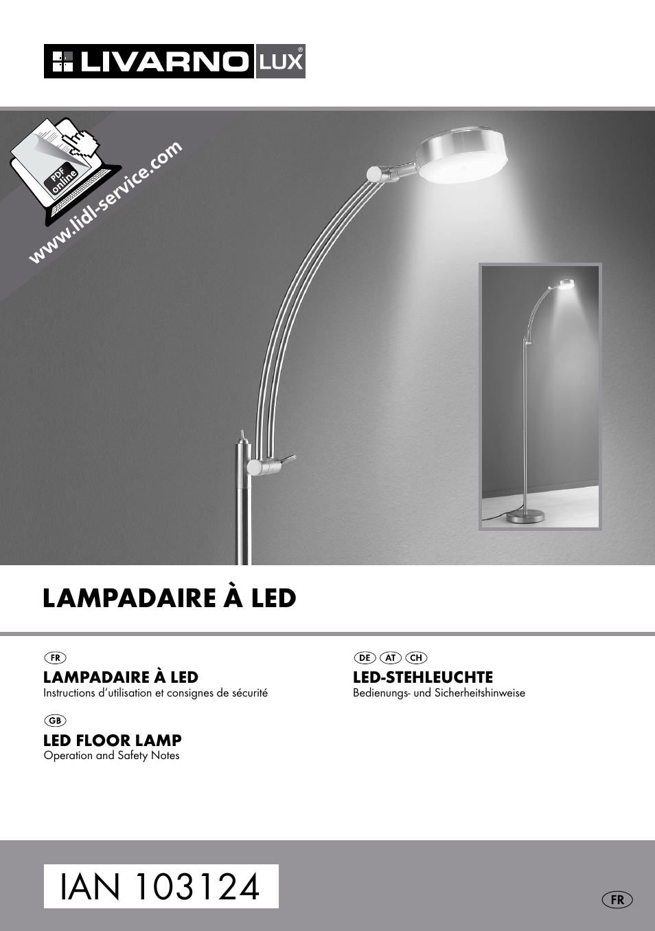 Livarno 1321-012L or 1322-022L User Manual | 17 pages