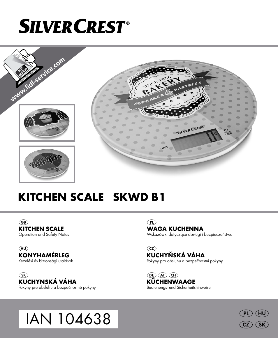 Silvercrest SKWD B1 User Manual | 56 pages