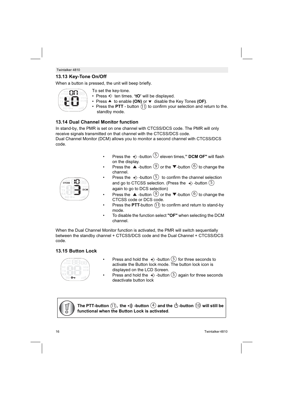 Silvercrest TWINTALKER 4810 User Manual | Page 16 / 148