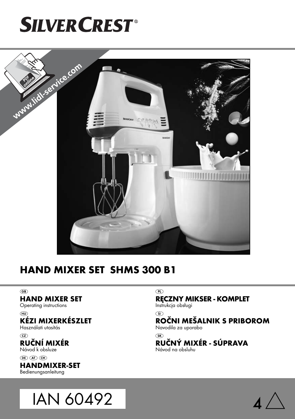 Silvercrest SHMS 300 B1 User Manual | 74 pages