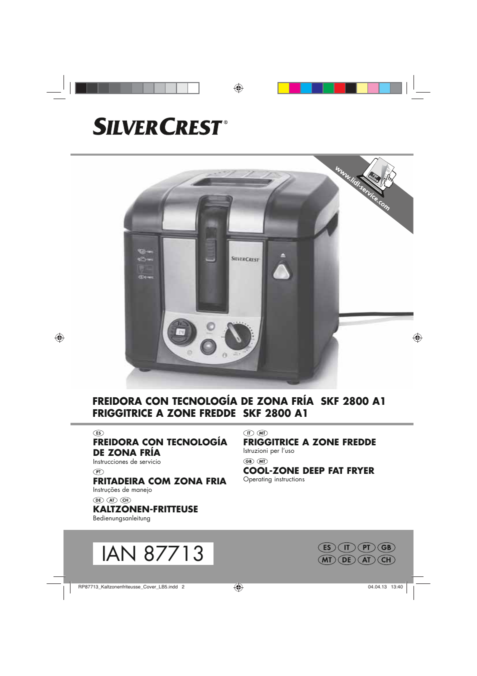 Silvercrest SKF 2800 A1 User Manual | 78 pages