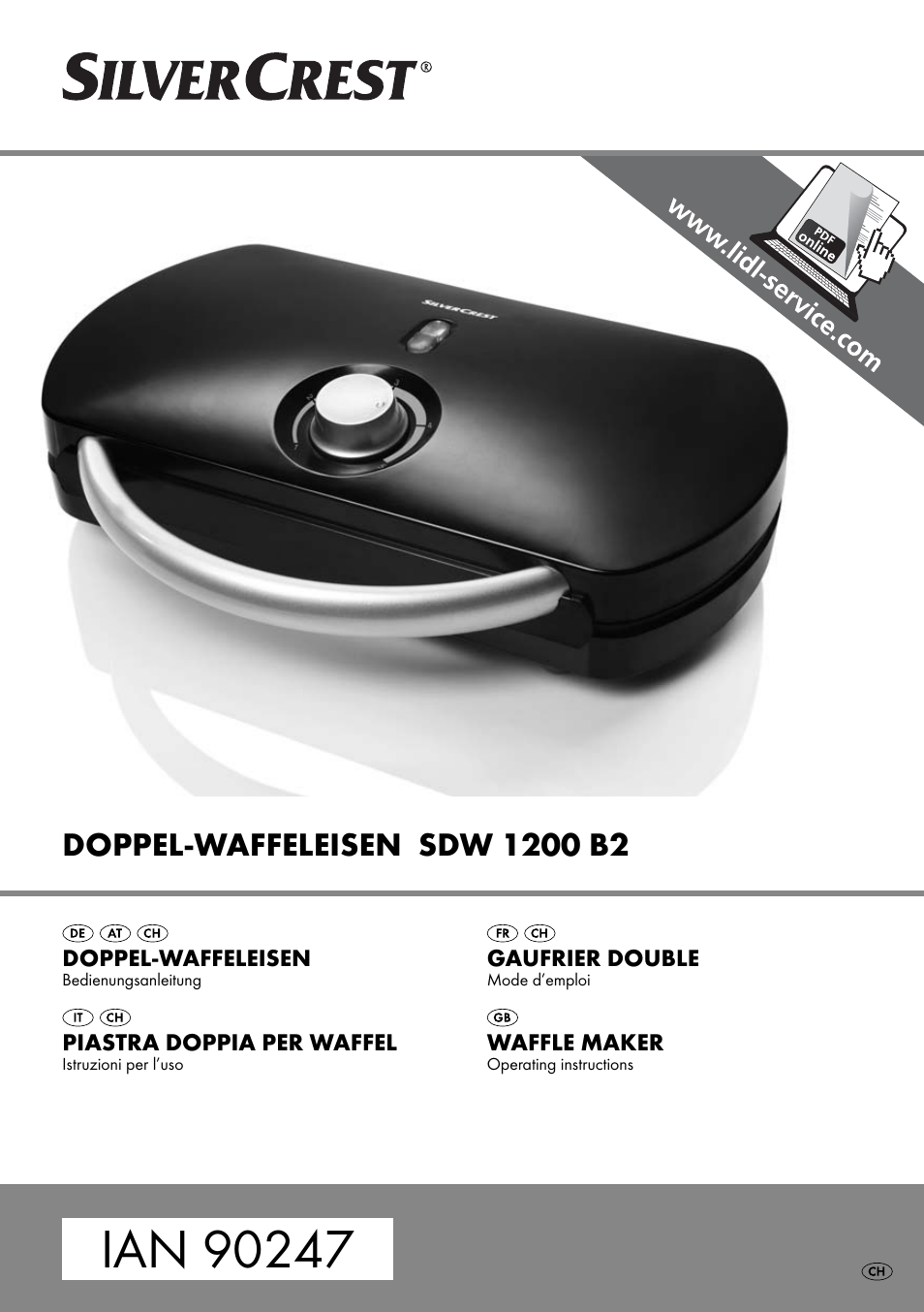 Silvercrest SDW 1200 B2 User Manual | 44 pages