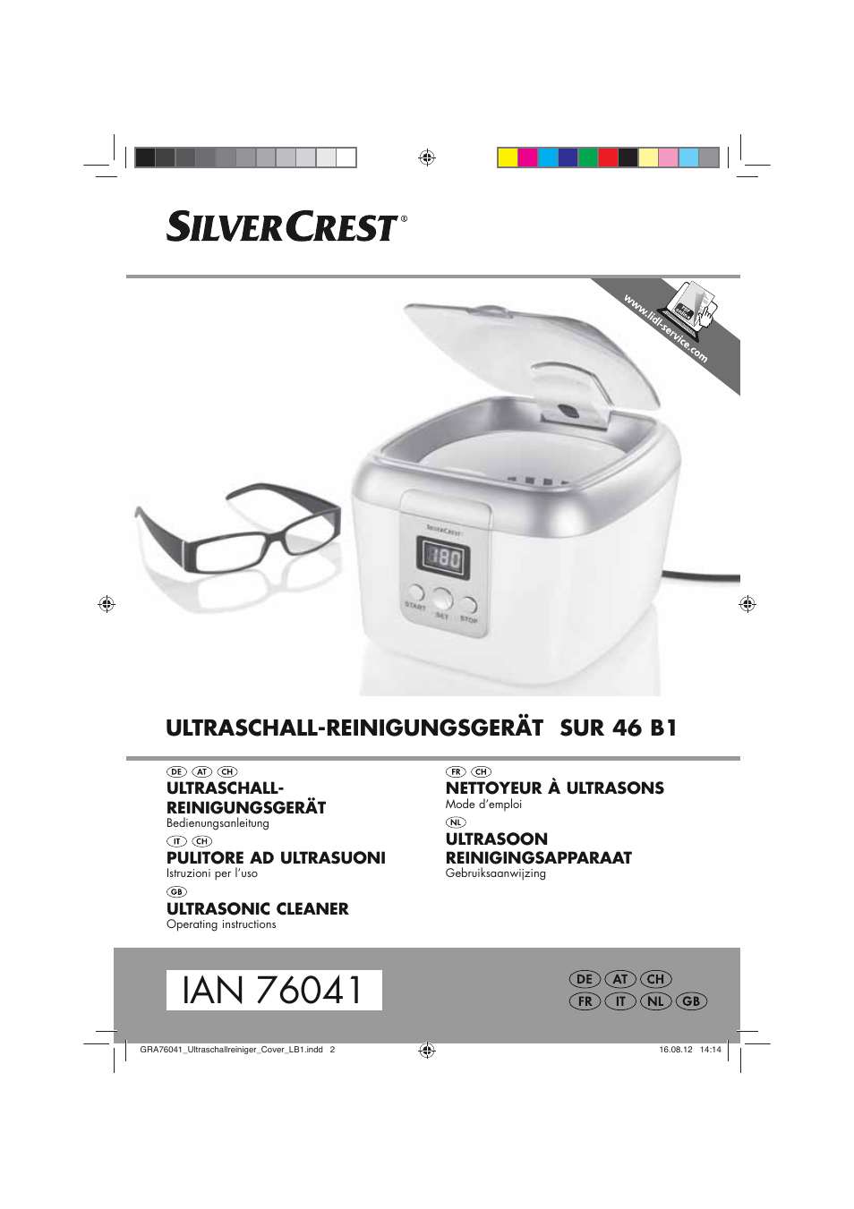 Silvercrest SUR 46 B1 User Manual | 54 pages
