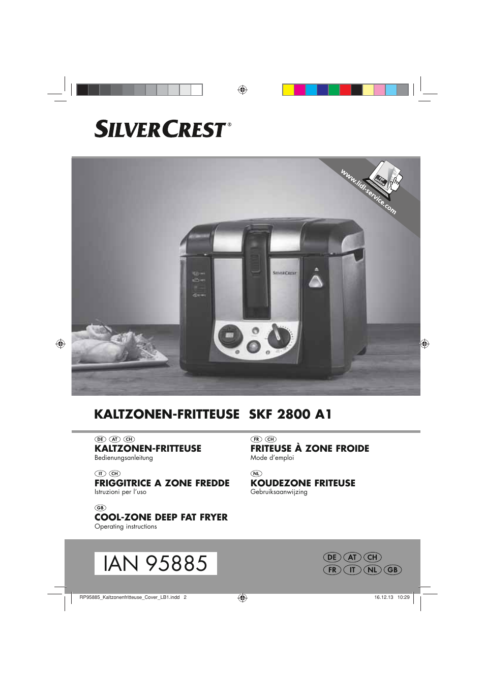 Silvercrest SKF 2800 A1 User Manual | 74 pages