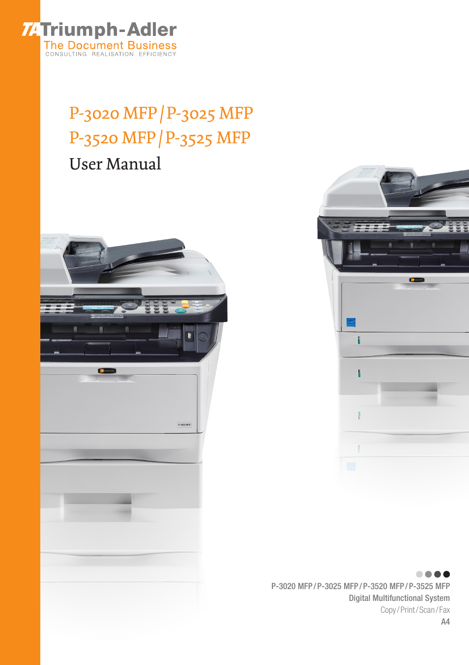 TA Triumph-Adler P-3020 MFP User Manual | 481 pages | Also for: P-3025 MFP,  P-3520 MFP, P-3525 MFP, DC 6130, DC 6130P, DC 6135, DC 6230, DC 6235, DC  2340, DC 2440,