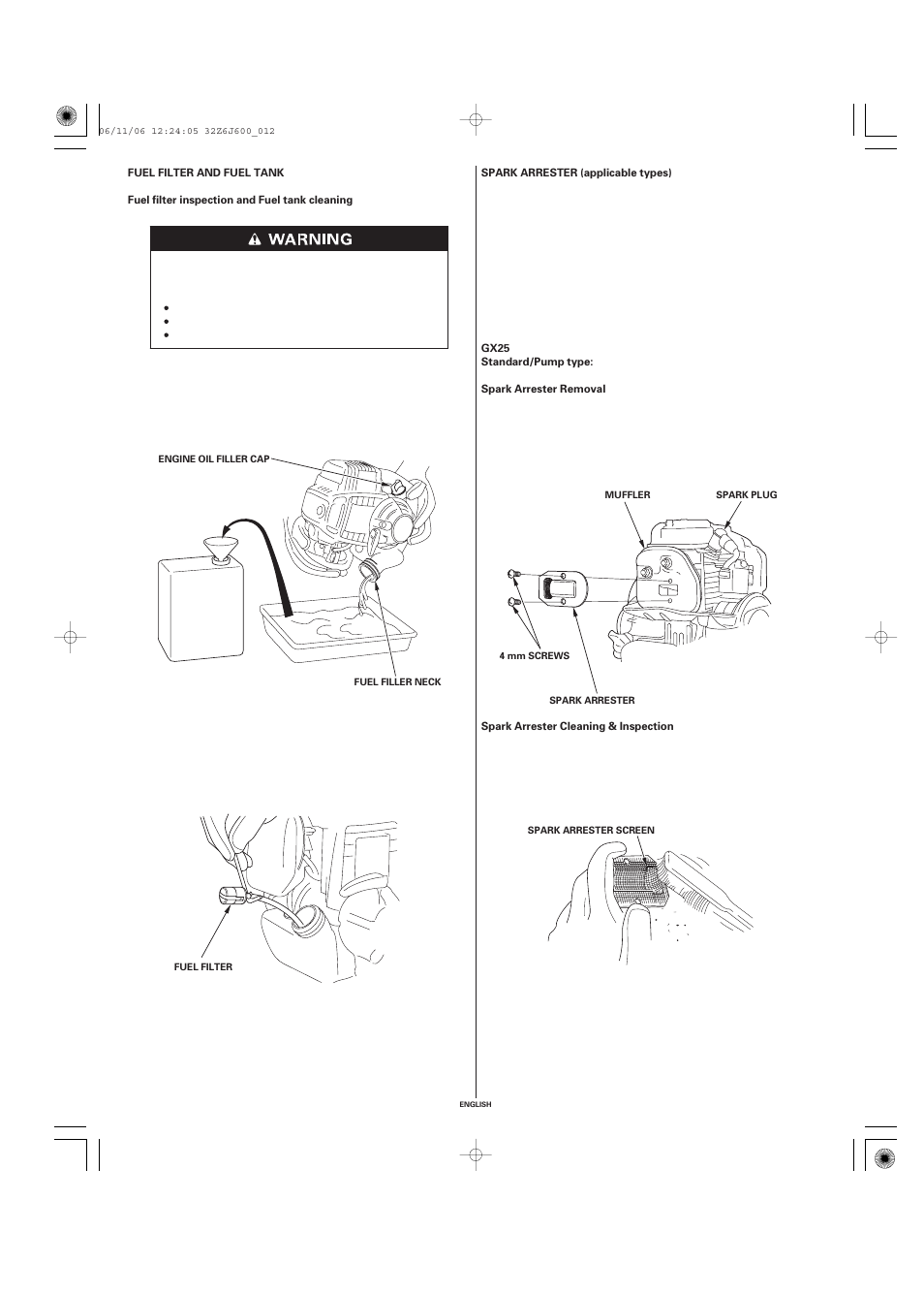 HONDA GX35 User Manual | Page 12 / 20 | Also for: GX25
