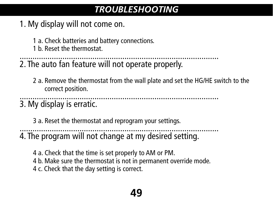 Hunter Fan 44110 User Manual | Page 49 / 52 | Original mode