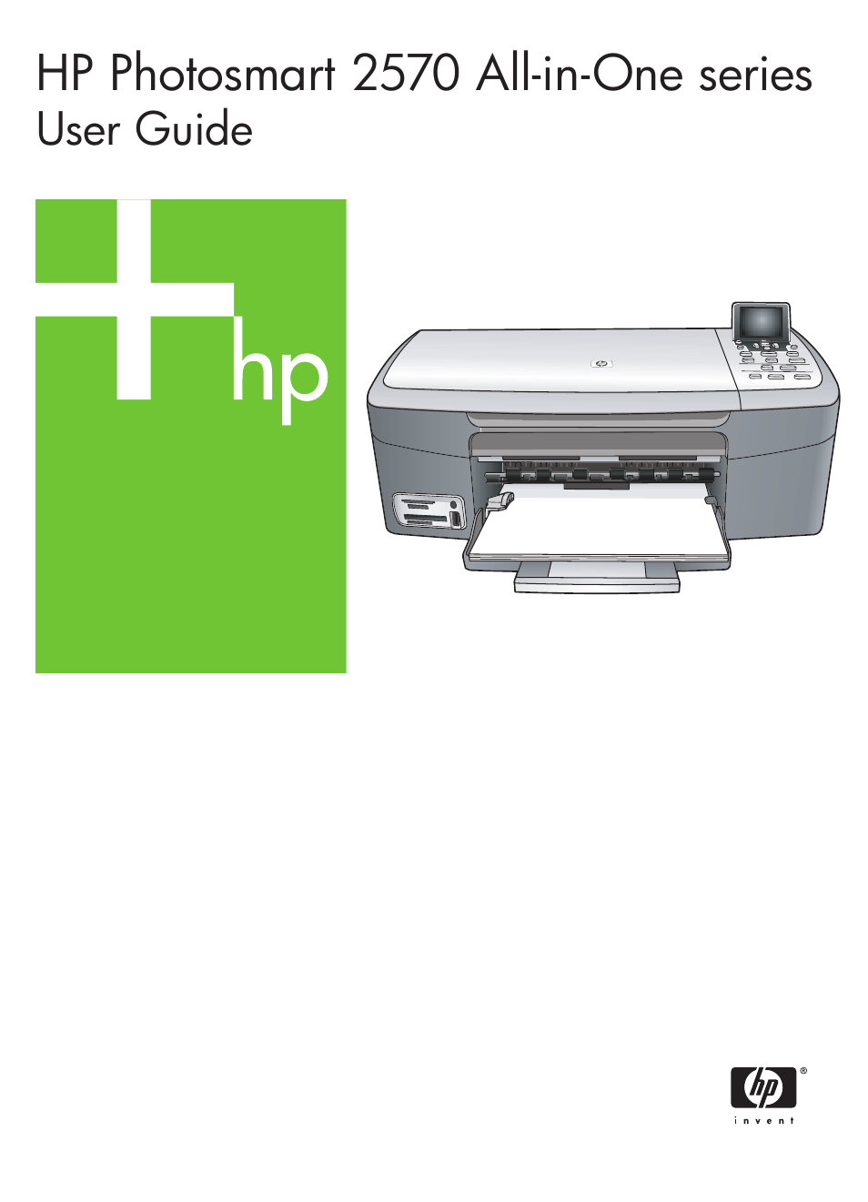 HP 2570 User Manual | 142 pages | Also for: Photosmart 2575v All-in-One  Printer