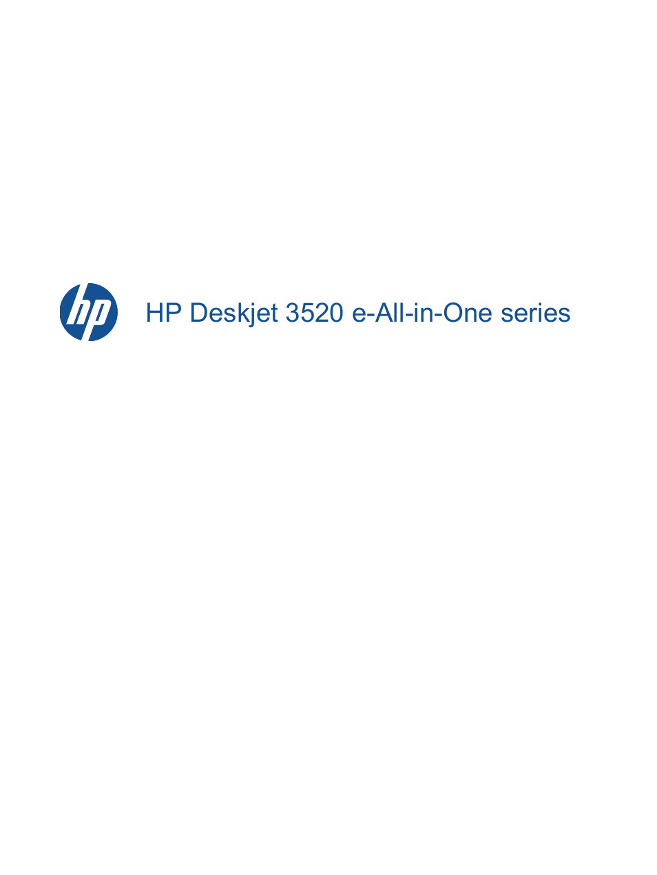 HP 3520 User Manual | 66 pages | Also for: Deskjet 3526 e-All-in-One Printer