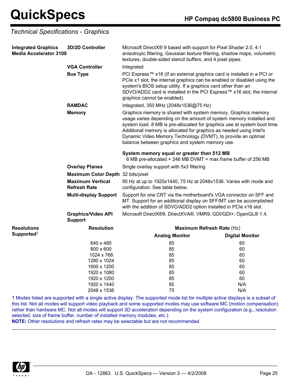 hp dc5800 bios