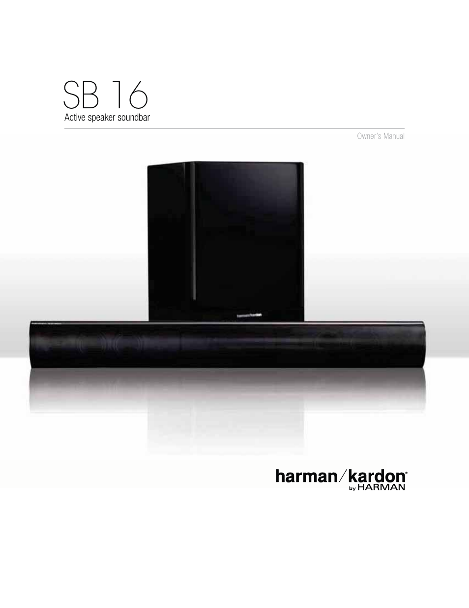 Harman-Kardon SB 16 User Manual | 14 pages